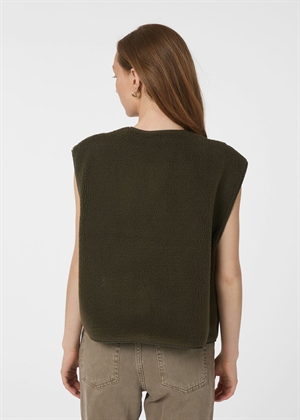 Mariko teddy vest Army Neo Noir 